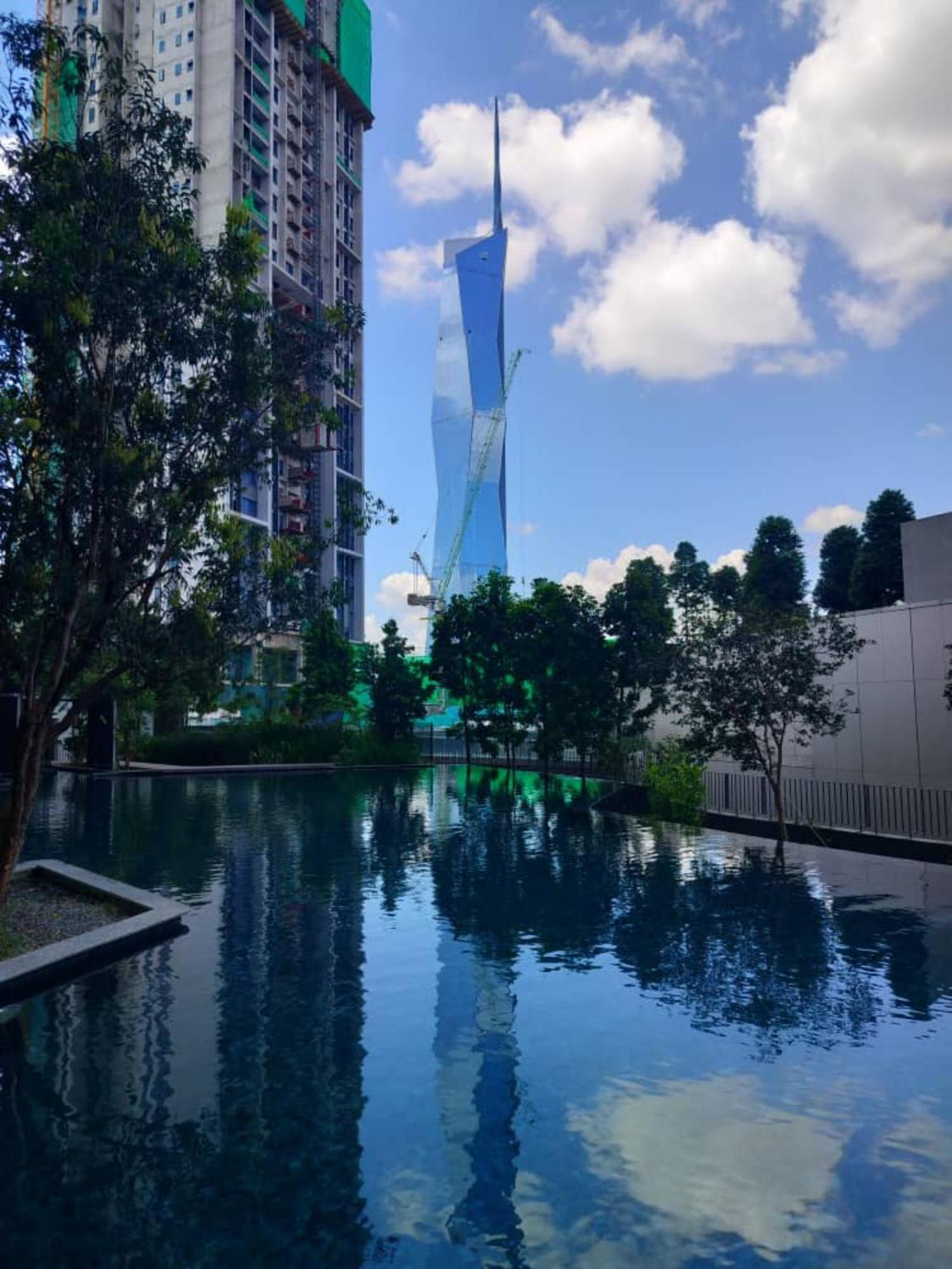 Lotus Infinity Pool At Lucentia Apartman Kuala Lumpur Kültér fotó